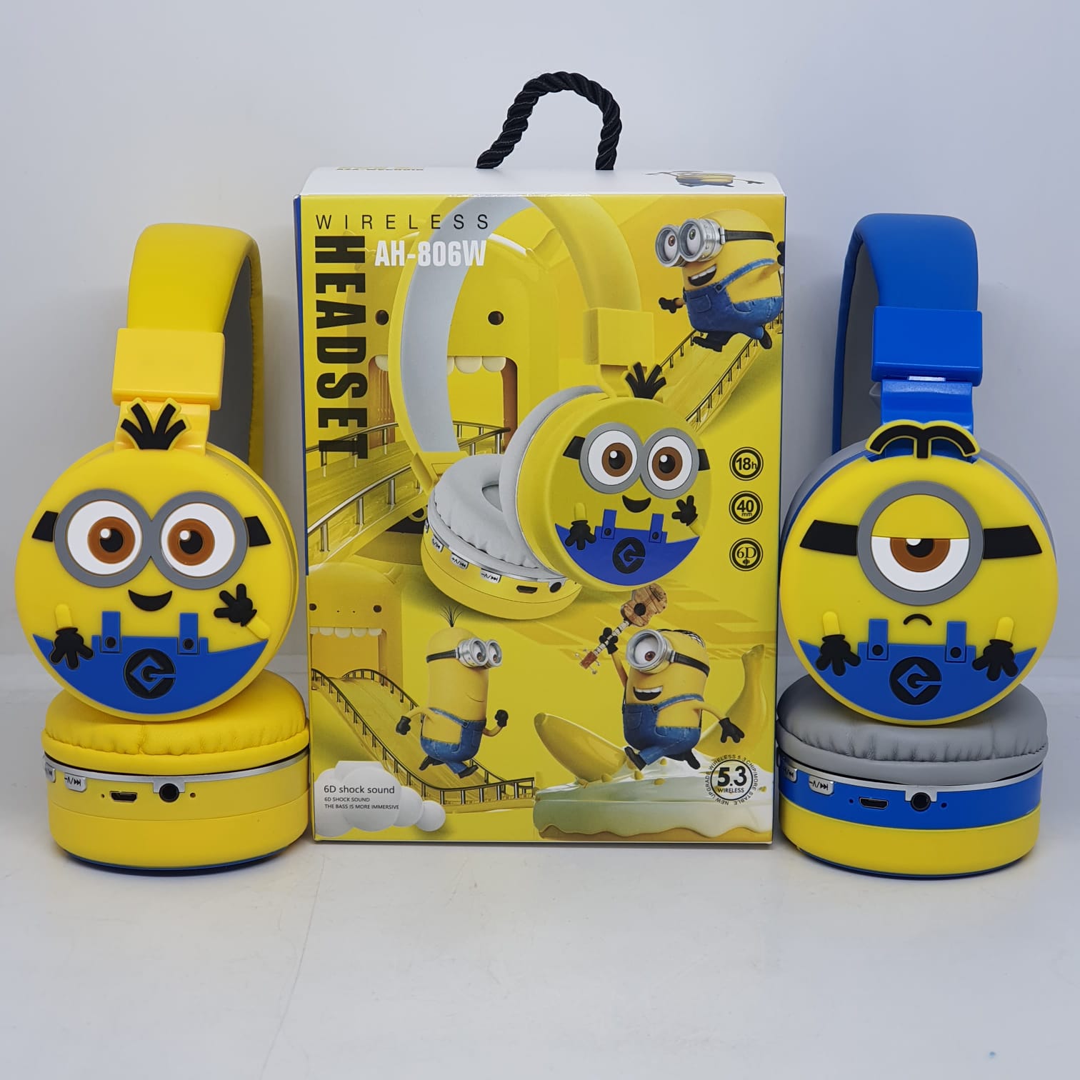 DIADEMA INALAMBRICA INFANTIL MINIONS [AH806W] - Jaziz